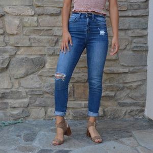 Ripped Blue Jeans